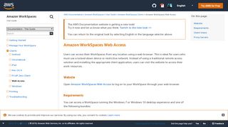 
                            2. Amazon WorkSpaces Web Access - Amazon WorkSpaces