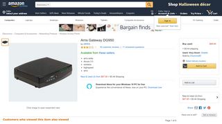 
                            3. Amazon.com: Arris Gateway DG950: Computers & Accessories