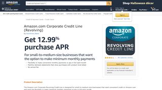 
                            4. Amazon.com Corporate Credit Line (Revolving): Credit ... - Amazon.com