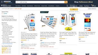 
                            3. Amazon.com: credit card sign