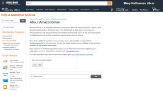 
                            2. Amazon.com Help: About AmazonSmile