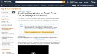 
                            4. Amazon.com Help: About Identifying Whether an E-mail is ...