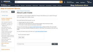 
                            6. Amazon.com Help: About Look Inside