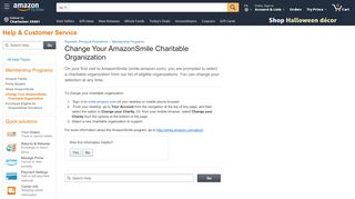 
                            4. Amazon.com Help: Change Your AmazonSmile Charitable ...