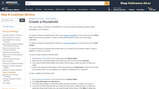 
                            4. Amazon.com Help: Create a Household