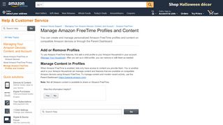 
                            2. Amazon.com Help: Manage Amazon FreeTime Profiles and Content