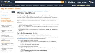 
                            8. Amazon.com Help: Manage Your Device