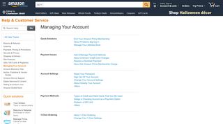 
                            9. Amazon.com Help: Managing Your Account