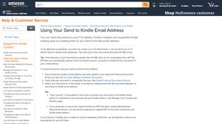 
                            2. Amazon.com Help: Using Your Send to Kindle Email Address