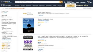 
                            2. Amazon.com: kdp self publishing account sign in