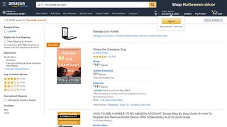 
                            1. Amazon.com: my kindle account