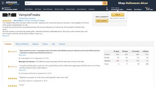 
                            7. Amazon.com Seller Profile: VampireFreaks