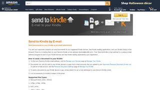 
                            3. Amazon.com: Send to Kindle by E-mail