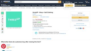 
                            1. Amazon.com: thredUP - Shop + Sell Clothing: Appstore for ...