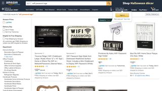 
                            3. Amazon.com: wifi password sign