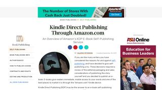 
                            8. Amazon.com's Kindle Direct Publishing (KDP)