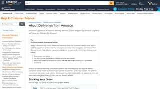 
                            8. Amazon.co.uk Help: About Deliveries from Amazon