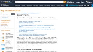 
                            3. Amazon.co.uk Help: Search Inside!