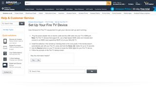 
                            6. Amazon.co.uk Help: Set Up Your Fire TV Device