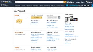 
                            8. Amazon.co.uk - Your Account