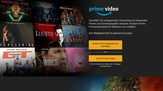 
                            5. Amazon.de Anmelden für Prime Video