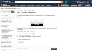
                            9. Amazon.de Hilfe: Ihr Echo Dot einrichten