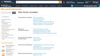 
                            6. Amazon.de Hilfe: Mein Konto