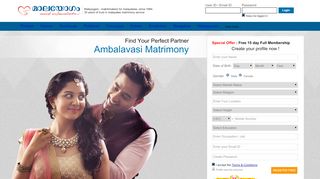 
                            5. Ambalavasi Matrimony - Ambalavasi Matrimonial - …