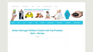 
                            4. Amber Alert gps Children Tracker with Predator Alert - Review