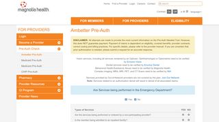 
                            8. Ambetter Pre-Auth | Magnolia Health
