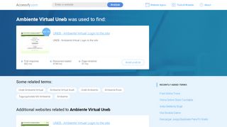 
                            9. Ambiente Virtual Uneb at top.accessify.com