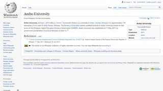 
                            2. Ambo University - Wikipedia