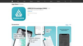 
                            5. ‎AMBOSS Knowledge USMLE on the App Store