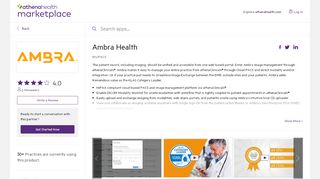 
                            9. Ambra Health | Marketplace | athenahealth