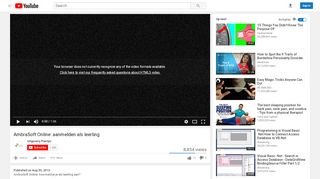 
                            8. AmbraSoft Online: aanmelden als leerling - YouTube