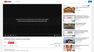 
                            6. AmbraSoft Online: activeren en aanmelden - YouTube