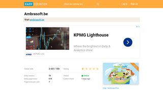 
                            6. Ambrasoft.be: AmbraSoft Online - Easy Counter