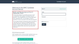 
                            4. AMC Account - Australian Medical Council