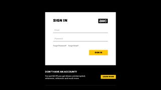 
                            5. AMC || Account page