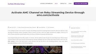 
                            11. AMC Channel Activation on Roku - amc.com/activate