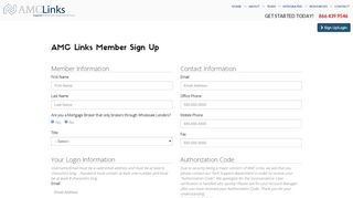 
                            8. AMC Links - Appraiser Sign Up