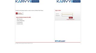 
                            6. AMC login - Karvy MFS