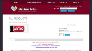 
                            7. AMC Theatres | Employee Entertainment Services