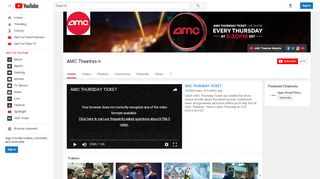 
                            7. AMC Theatres - YouTube