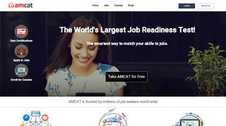 
                            4. AMCAT - Home Page