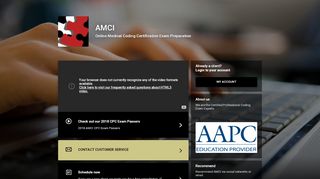 
                            4. AMCI, Online Medical Coding Certification Exam Preparation