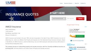 
                            9. AMCO Insurance – USA Coverage