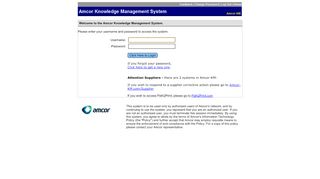 
                            4. Amcor-KM : Login