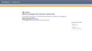 
                            3. Amdocs Webgate