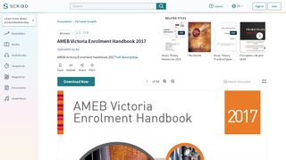 
                            9. AMEB Victoria Enrolment Handbook 2017 | Test (Assessment) | Piano